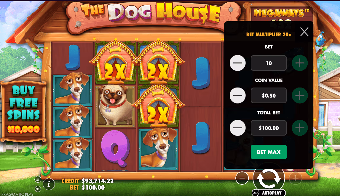 The Dog House — бонусный раунд фриспинов